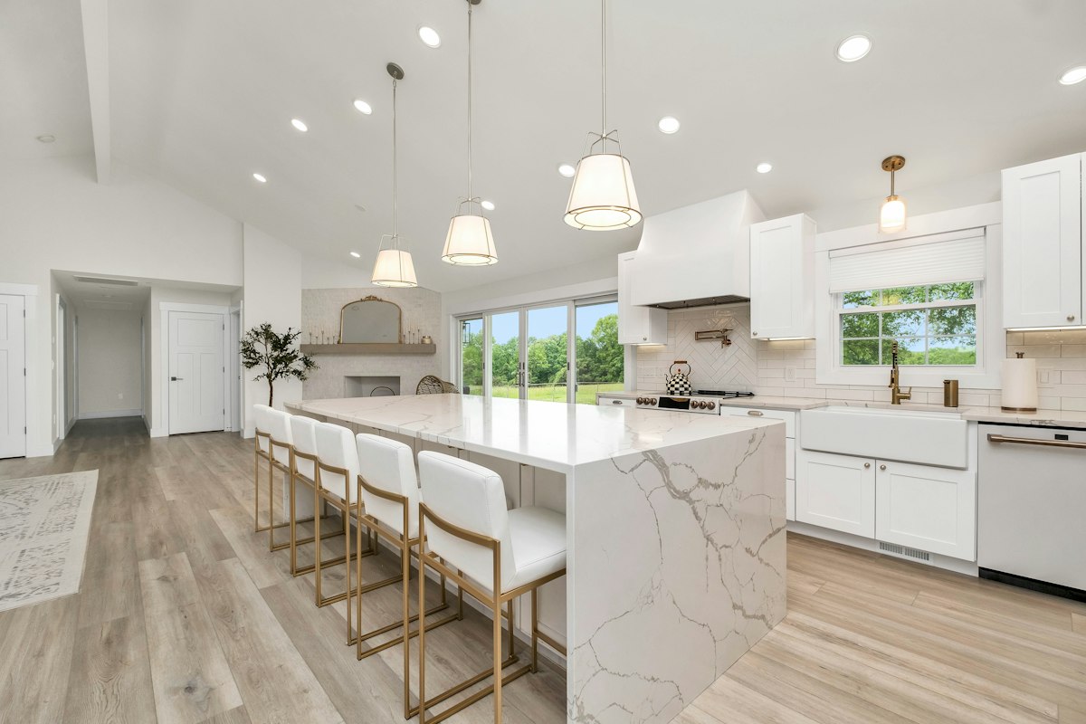 A professionally photographed kitchen